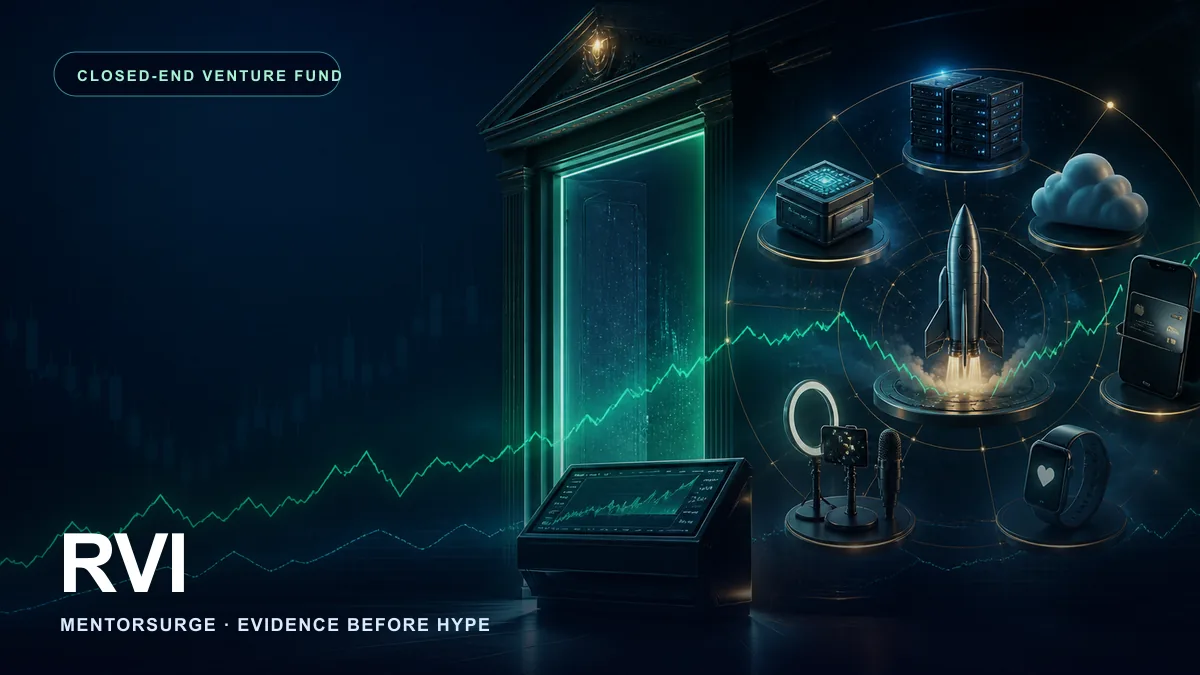 RVI Isn’t an ETF: What Robinhood’s Closed-End Venture Fund Owns—and What Its Premium Means — original MentorSurge editorial artwork